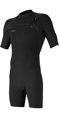 2022 O'Neill Mens Hyperfreak 2mm Chest Zip Shorty Wetsuit